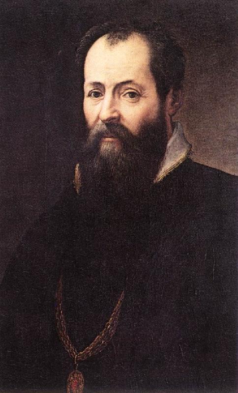 VASARI, Giorgio Self-portrait (detail) et Sweden oil painting art